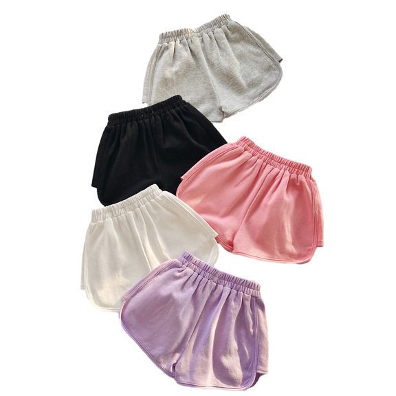 YTDSCS Kids Baby Boys Girls Shorts Elastic Waist Cotton Shorts Toddler Summer Jogger Pants for 1-9T
