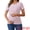 Pink Gray, variant on DARING DIVA Women's Maternity Nursing Shirt Double Layer Pregnancy Clothes S Black