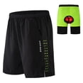 thumbnail image 3 of Pantalón corto de ciclismo para hombre TFixol con acolchado de gel 3D y forro de malla, 3 of 8