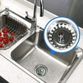thumbnail image 3 of Dish Plugs, Stainless Steel Kitchen Sink Strainer Kitchen Sink Strainer Stopper Waste Plug, 3 of 4