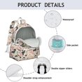 thumbnail image 4 of Dachshund and Flower Backpack for School,Cute School Bag,Schoolbag with Adjustable Shoulder Straps & Padded Back,13.4"x11"x4.7", 4 of 6