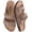 Taupe, variant on Womens Sandal Cork Footbed Slide, Arch Support Slides for Women with Adjustable Buckle, Comfortable Summer Beach Outdoor Sandals, Brown