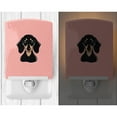 thumbnail image 2 of Caroline's Treasures BB1215CNL Checkerboard Pink Smooth Black and Tan Dachshund Ceramic Night Light, 6x4x3", multicolor, 2 of 2