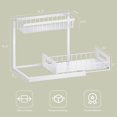 thumbnail image 3 of Vusign Organizador Debajo Del Fregadero De La Cocina, Organizador Extraíble De 2 Niveles Para Fregadero De Baño Y Gabinete De Almacenamiento, Estante De Organización De Almacenamiento Para Cocina, Bañ, 3 of 5