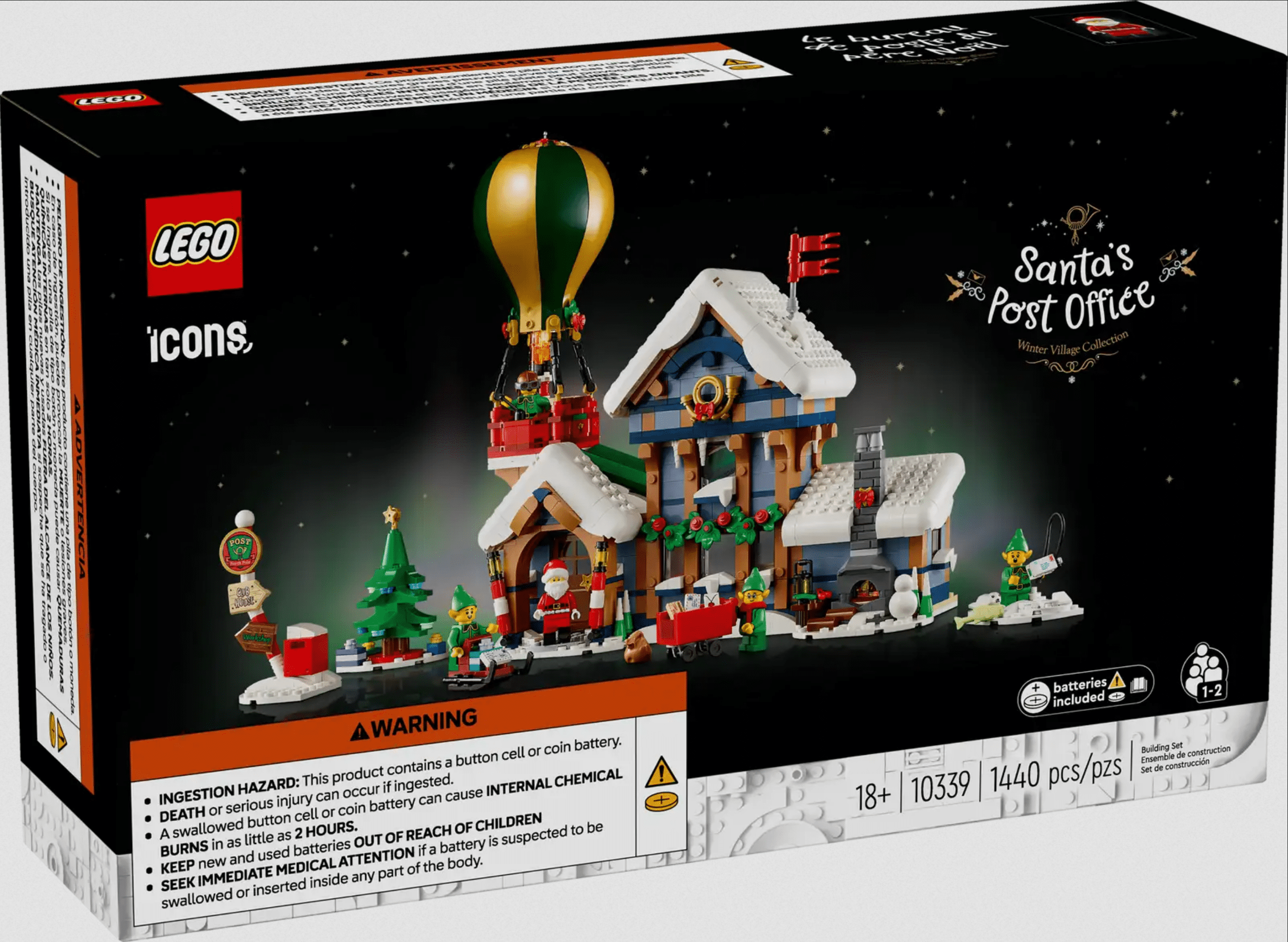 LEGO Santa's Post Office Set 10339 Interlocking Block Building Sets