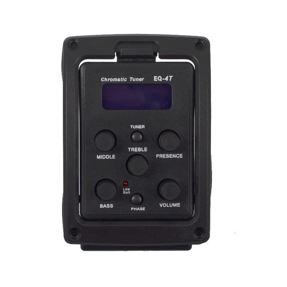 4 Band Guitar EQ Tuner EQ-4T Acoustic Guitar Preamp Pickup Equalizer with