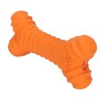 thumbnail image 1 of Dog Chew Toy, Pretty Design Squeaky Comfortable Dogs Teething Bone Easy Cleaning Safe  For Family Green,Orange, 1 of 8