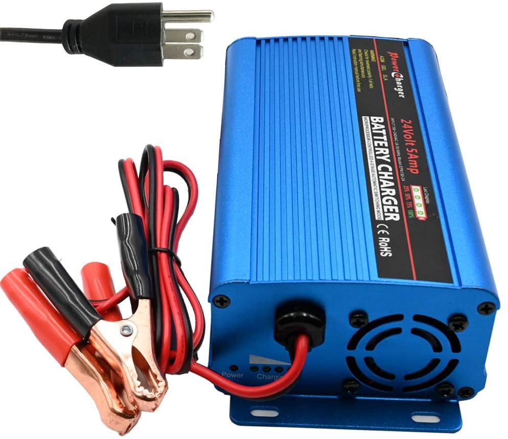24Volt 5A Automatic Battery Charger Trickle Charger ...