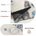 thumbnail image 6 of Entryway Rug 2'x3', Easter Small Rug for Kitchen Bathroom Door Mat Indoor Entrance, Spring Rabbit Blue Botanical Flowers Farmhouse Non-Slip Area Rugs Floor Mats Carpet Front Door Rugs, 6 of 8