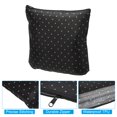 thumbnail image 4 of Unique Bargains Sacs à Collation et Sandwich Réutilisables en Tissu 5,1 x 7,7 Po Sacs à Lunch à Fermeture Éclair Pochette à Collation Rangement pour Aliments Lot de 2 Noir, 4 of 7
