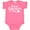 Hot Pink, variant on Inktastic Happy Valentine's Day Boys or Girls Baby Bodysuit