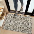 thumbnail image 2 of Beige Curiosity Shoppe Pattern Door Rugs,Washable Non Slip Door Mats Indoor,Decorative Door Mats,Entry Mat Indoor for Entrance,Bedroom,Kitchen,Bathroom,20"x32", 2 of 6