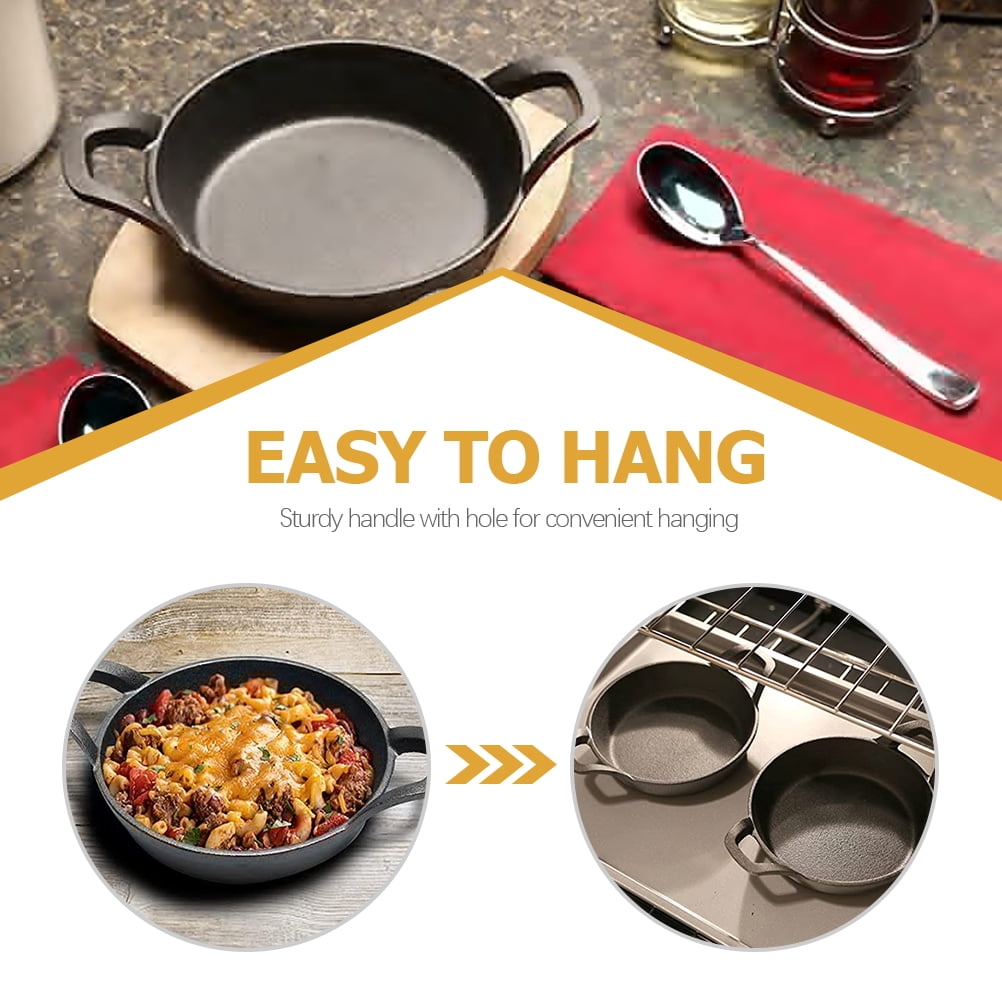 Soimiss 1Set Multi Function Frying Pan Safe Non Stick Pancake Pan for Daily Cooking