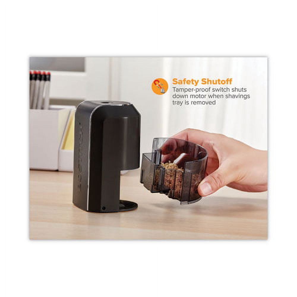 Vertical Electric Pencil Sharpener, Ac-Powered, 4.5 X 3.75 X 5.5, Black | Bundle of 2 Each