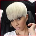 thumbnail image 3 of 〖SUCS〗Women's Fashion Wig White Synthetic Hairshort Wigs hair Wave Wig, 3 of 5