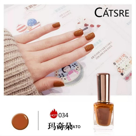 Clearance!DHALL Nail Polish Nail Polish Long Lasting Nail Polish Soft Nail Polish Formula Breathable Winter Milky Nail Polish No Light Low Odor Women's Home Nail Gift 15ml