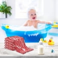 thumbnail image 5 of Coolnut Sweet Christmas Snowflake Baby Muslin Washcloths Face Towel, 3 PCS Red Burp Cloths Cotton Wipes Infant Wash Cloth for Newborn Boys Girls 12x12 inches, 5 of 6
