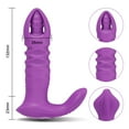 thumbnail image 6 of TLUDA APP Remote Control Thrusting Prostate Massager for Men, Vibrating Anal Butt Plug Vibrator for Women and Men and Beginner, Purple, 6 of 6