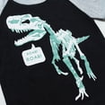 thumbnail image 5 of HCNTES Toddler Baby Boy Summer Spring Clothes Dinosaur Print Short Sleeve T-Shirt Top + Elastic Waist Shorts Set Spring Outfit For 18-24 Months 2t 3t 4t 5t 6t Summer Pjs Children(X01-Black,5-6 Years), 5 of 9