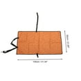 thumbnail image 4 of Unique Bargains 1 Pc Waterproof Pet Car Seat Cover for Pet Dog Pattern Orange, 4 of 6