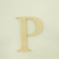 thumbnail image 1 of Package of 1, 6 Inch X 3/4" Thickness Baltic Birch Wood Letter P in The Times New Roman Font, Thick, Upper Case for Art & Craft Project, Made in USA, 1 of 4