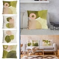 thumbnail image 2 of adviicd Green Boho Abstract Pillow Covers 18x18 Set Of 4 Mid Century Modern Throw Pillow Covers Geometric Minimalist For Couch, 2 of 5