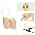 thumbnail image 3 of UEEYAC Nordic Table Lamp Beside Nightstand Lamp For Bedroom, 3 of 17