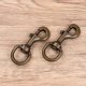 thumbnail image 3 of 2pcs Pet Collar Spring Hooks with Swivel Joints Traction Rope Alloy Buckle Harness Accessories for Dogs Cats (Bronze), 3 of 4