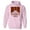 Pink, variant on Halloween Junkie Bats Hoodie Sweatshirt Unisex Large White