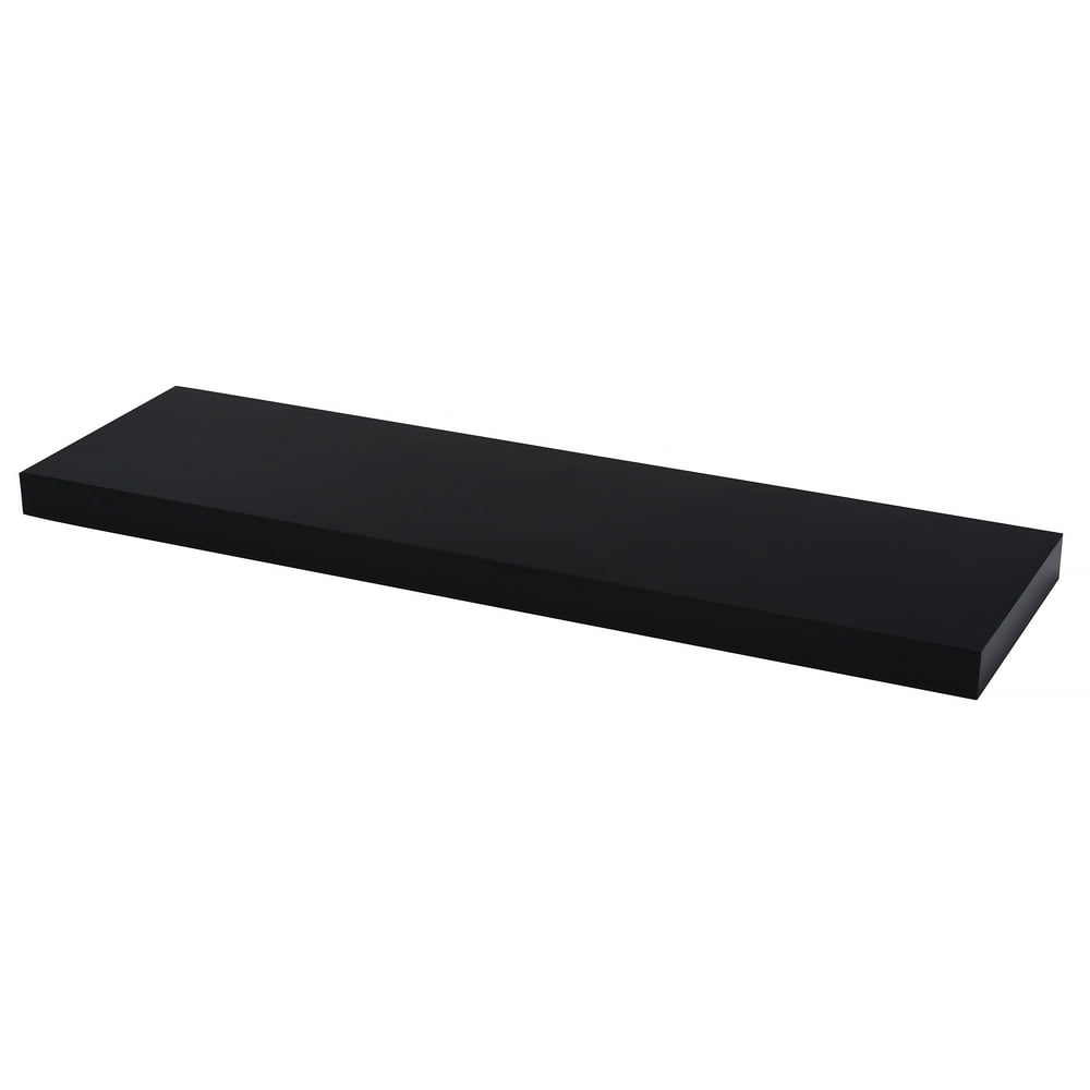 LTL Home Products, Inc. High Gloss Black Wood Shelf