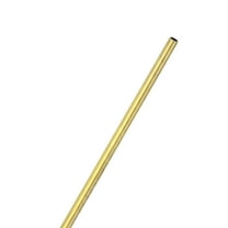 Uxcell 1-Pack Brass Round Tube, 7.5mm OD 1mm Thick 300mm Length Straight Pipe Tubing