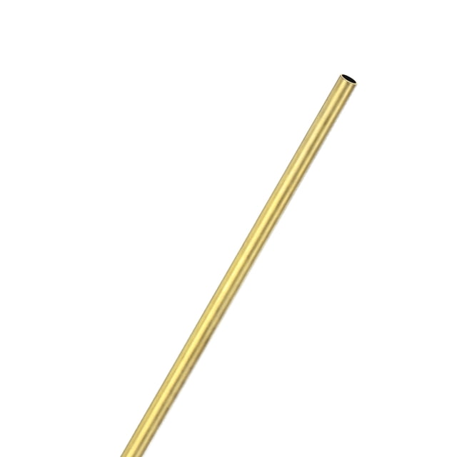 Tubo redondo de latón Uxcell de 1 paquete, 7.5mm OD 1mm de grosor 300mm de longitud