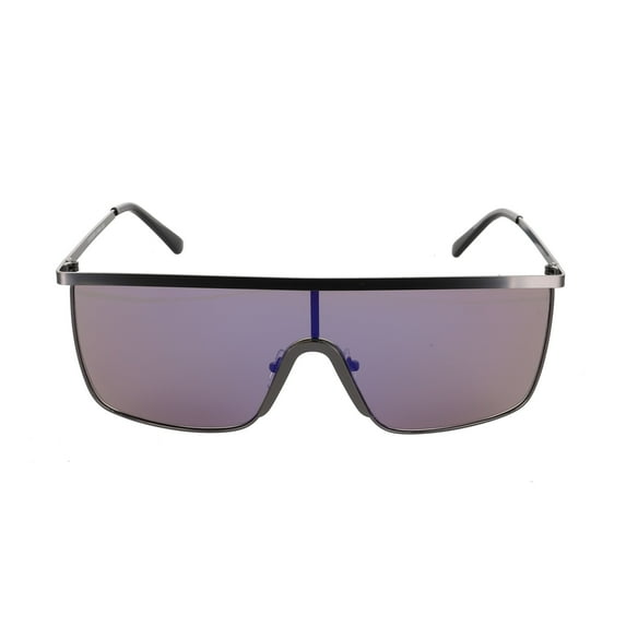 Flat Top Square Vintage Retro Shield Visor Style Aviator Sunglasses