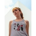 thumbnail image 2 of Three Women Racerback Tank Women -Image by Shutterstock, Female Small, 2 of 4