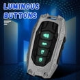 thumbnail image 5 of Key Fob Cover Compatible with Toyota 2025-2026 Keychain Case Holder Protector,Silver, 5 of 6