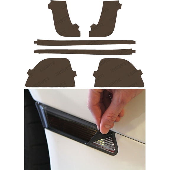 Lexus LX (2016-2021) Charcoal Reverse & Rear Marker Covers