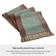 thumbnail image 2 of 15 x 70inch Table Runner-Rustic Cotton Linen Table Runners with Boho Fringe for Kitchen Dinning Coffee Washable Double Layer Table Farmhouse Runner-Light Blue, 2 of 6