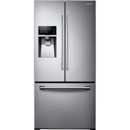 Samsung RF26J7500SR 33" Wide 26 cu. ft. Capacity 3-Door French Door Refrigerator with CoolSelect Pantry Twin Cooling