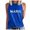 DT-Blue, variant on DailyTrove Women's Print Tank Top - Cotton-Blend Casual Daily & Lounge Wear, Comfortable for Relax