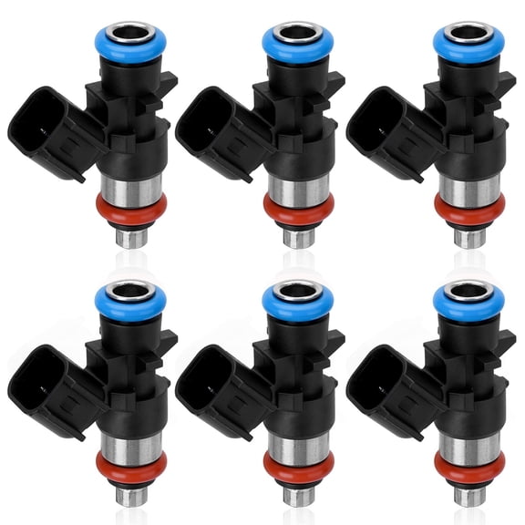 YIUIY 1 Set of 6 Fuel Injectors For Chrysler Dodge Ram Jeep 3.6L 5184085AC 0280158233