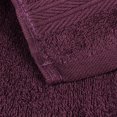 thumbnail image 6 of Beauty Threadz Fast Drying, Extra Absorbent, 100% Terry Cotton Washcloths, Plum Wine - 500 GSM Quality - Pack of 12, 6 of 7