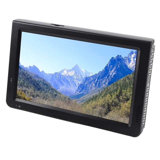 TV Digital De 10 Pulgadas, Batería Versátil De 4000 MAh TV Digital Pantalla Clara Fácil Instalación Reproducción De Video 1080P Alta Sensibilidad Con Antena Para Viajes