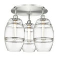 thumbnail image 4 of Innovations Lighting - Vaz - 3 Light Flush Mount In Industrial Style-10.88, 4 of 7