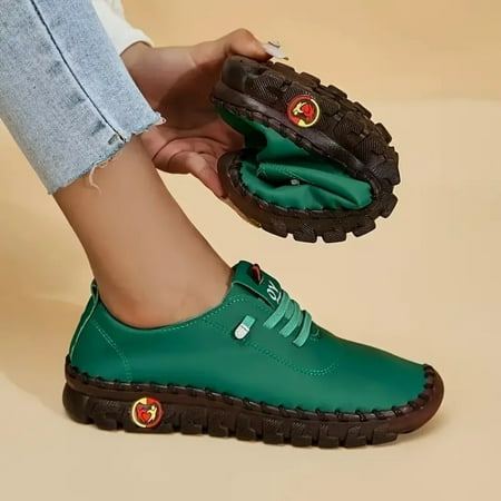 

Everyday Elegance: Versatile Lightweight Women s Sneakers - Comfy Non-Slip Sole All-Season Lace-Ups-44