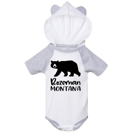 

Inktastic Bozeman Montana Black Bear Silhouette Gift Baby Boy or Baby Girl Bodysuit