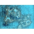 thumbnail image 1 of Ahgly Company Indoor Rectangle Oriental Light Blue Industrial Area Rugs, 5' x 8', 1 of 4