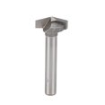 thumbnail image 1 of Fresa de grabado de acero de tungsteno en forma de V, diámetro de hoja de 16mm, para enrutadores CNC, dobladillo con ranuras(150°), 1 of 8
