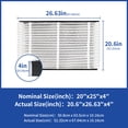 thumbnail image 3 of Air Purifier AprilAire 213 Filter, Pond Filters For Effective Accessory In Indoor Spaces Durable Plastic Construction Compatible With 213, 3 of 9