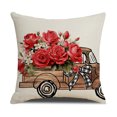 thumbnail image 6 of PISONIC Fall Floral Home Sweet Home Throw Pillow Covers 18x18 Inch Set of 4, Bless Our Home Cushion Case Decoration Farmhouse Decor for Couch Sofa, 6 of 6