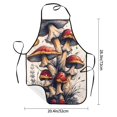 thumbnail image 4 of Zufioo Cute Forest Mushrooms for Lock Hem Apron with Pockets, Stain and Oil Proof Tie-down Apron for Cooking Barbecue Restaurant, Unisex-One Size, 4 of 9